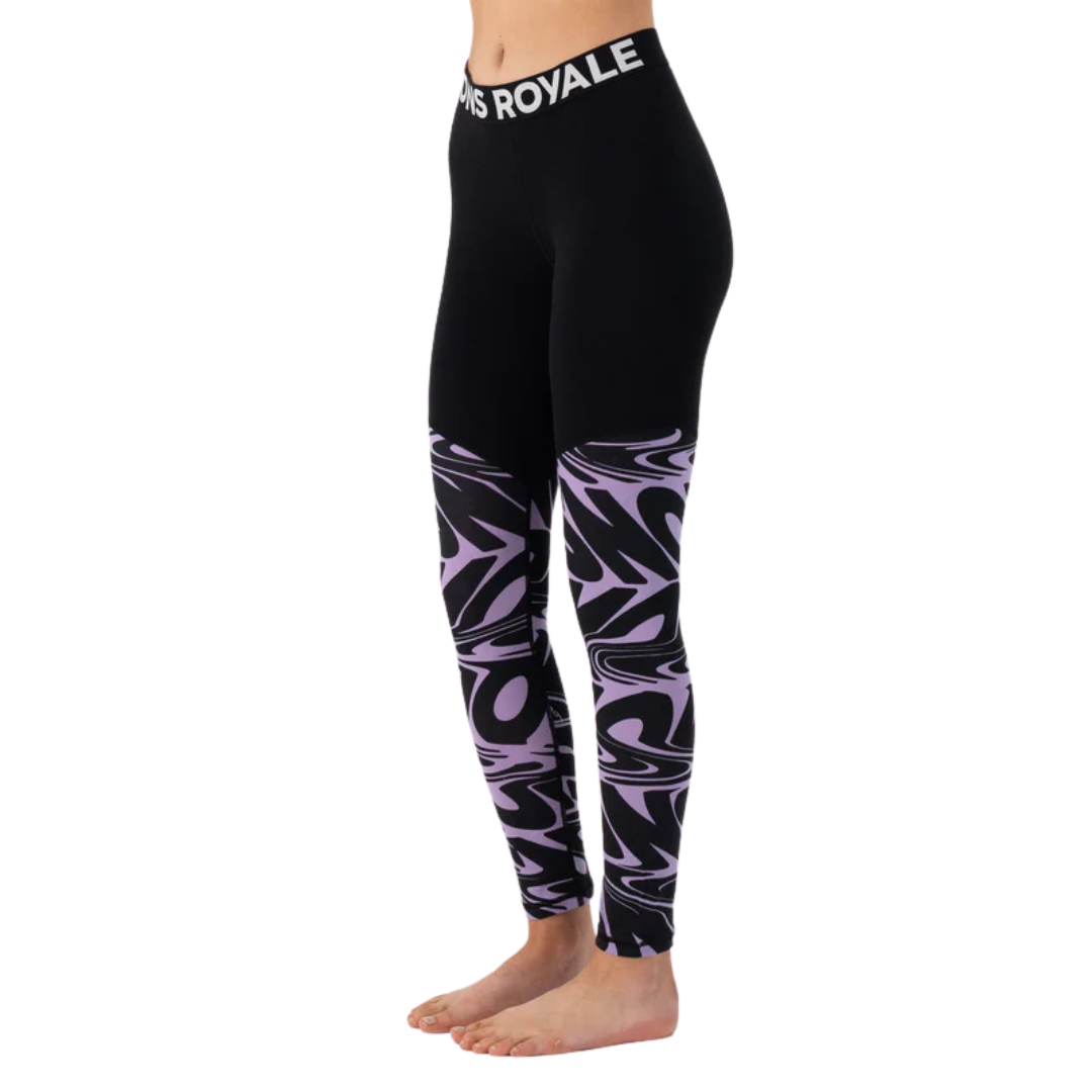 LEGGING MERINO FEMME CASCADE 180GR LUPIN 100505 811 MONS ROYALE