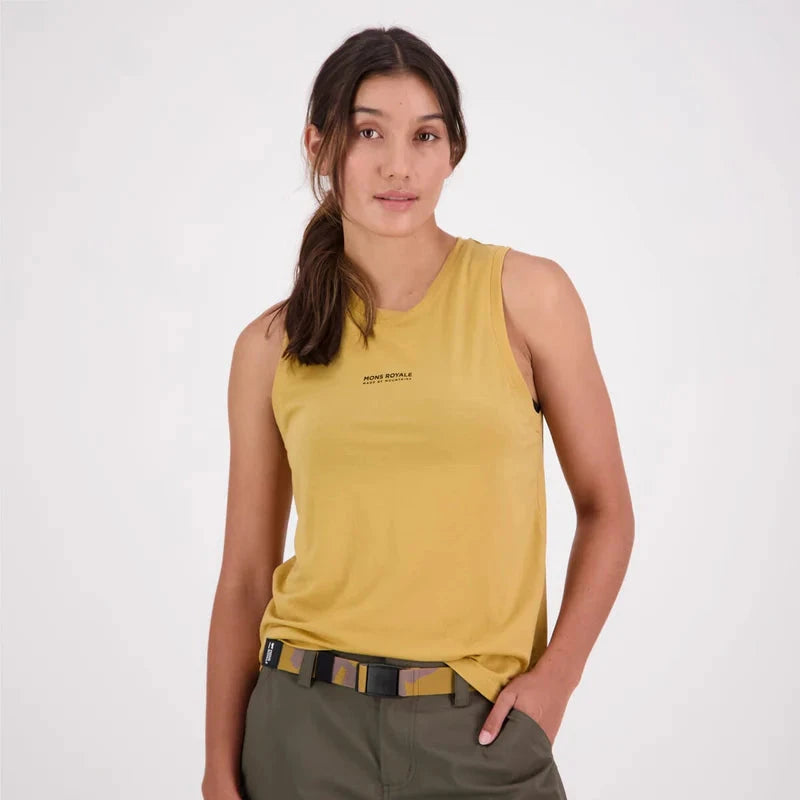 CAMISOLE MÉRINO FEMME, ICON AIR-CON MIEL