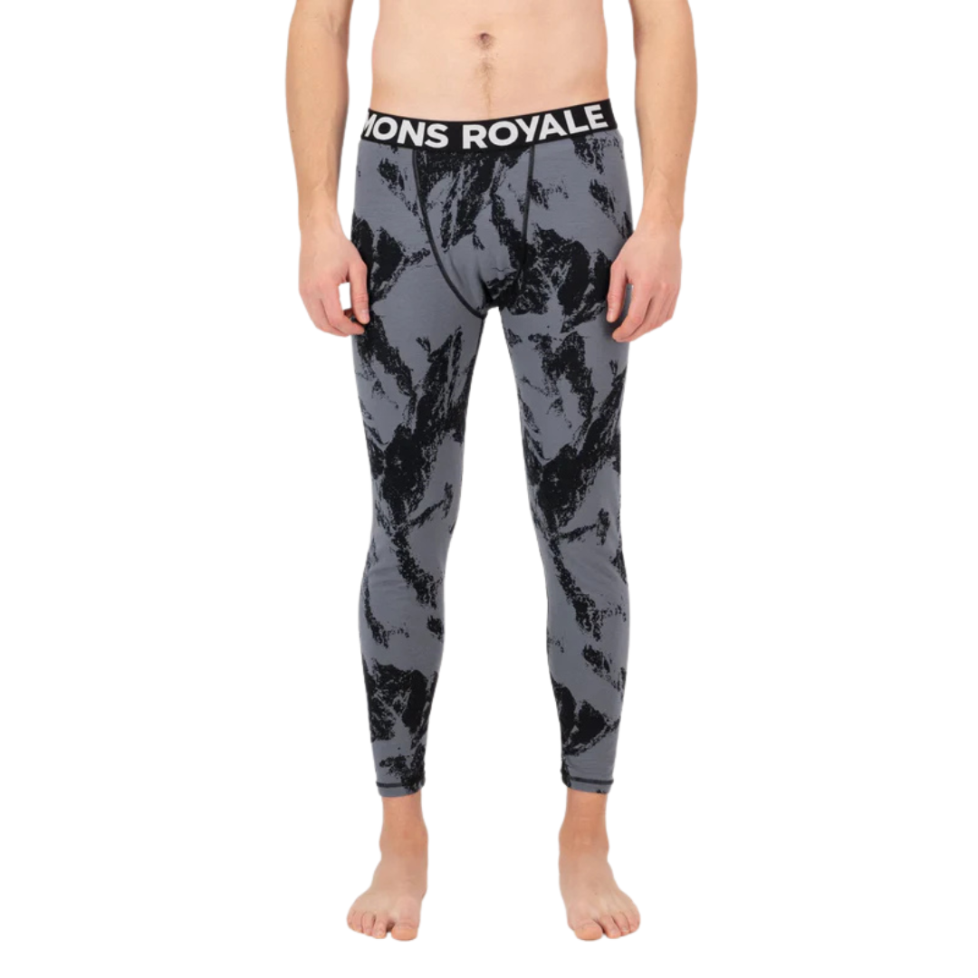 LEGGING MÉRINO HOMME CASCADE MTN PIXEL 100502 MONS ROYALE MAHEU GO SPORT DEVANT MANNEQUIN