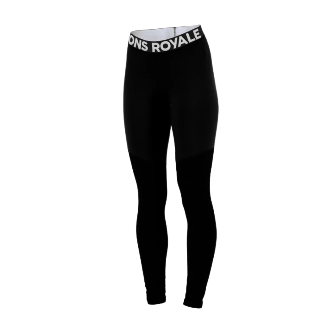 LEGGING MÉRINO FEMME CASCADE 180GR NOIR 100505 001 MONS ROYALE MAHEU GO SPORT DEVANT