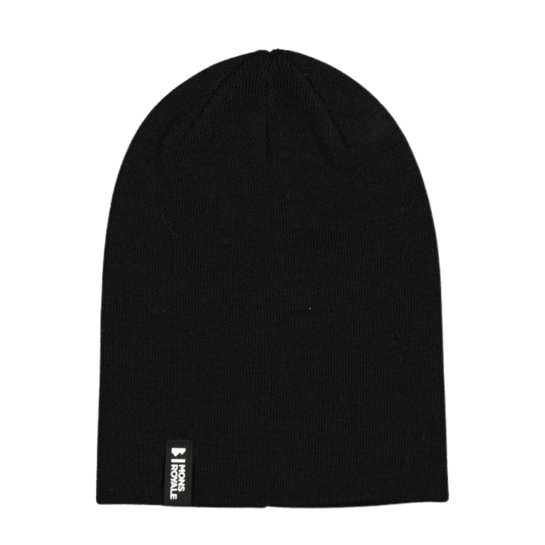 TUQUE MÉRINO ADULTE HOMME FEMME MCCLOUD NOIR 100689 MONS ROYALE MAHEU GO SPORT DEVANT
