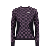 CHANDAIL MÉRINO SANS COUTURE FEMME ASCENDER MAUVE 100809 MONS ROYALE MAHEU GO SPORT DEVANT