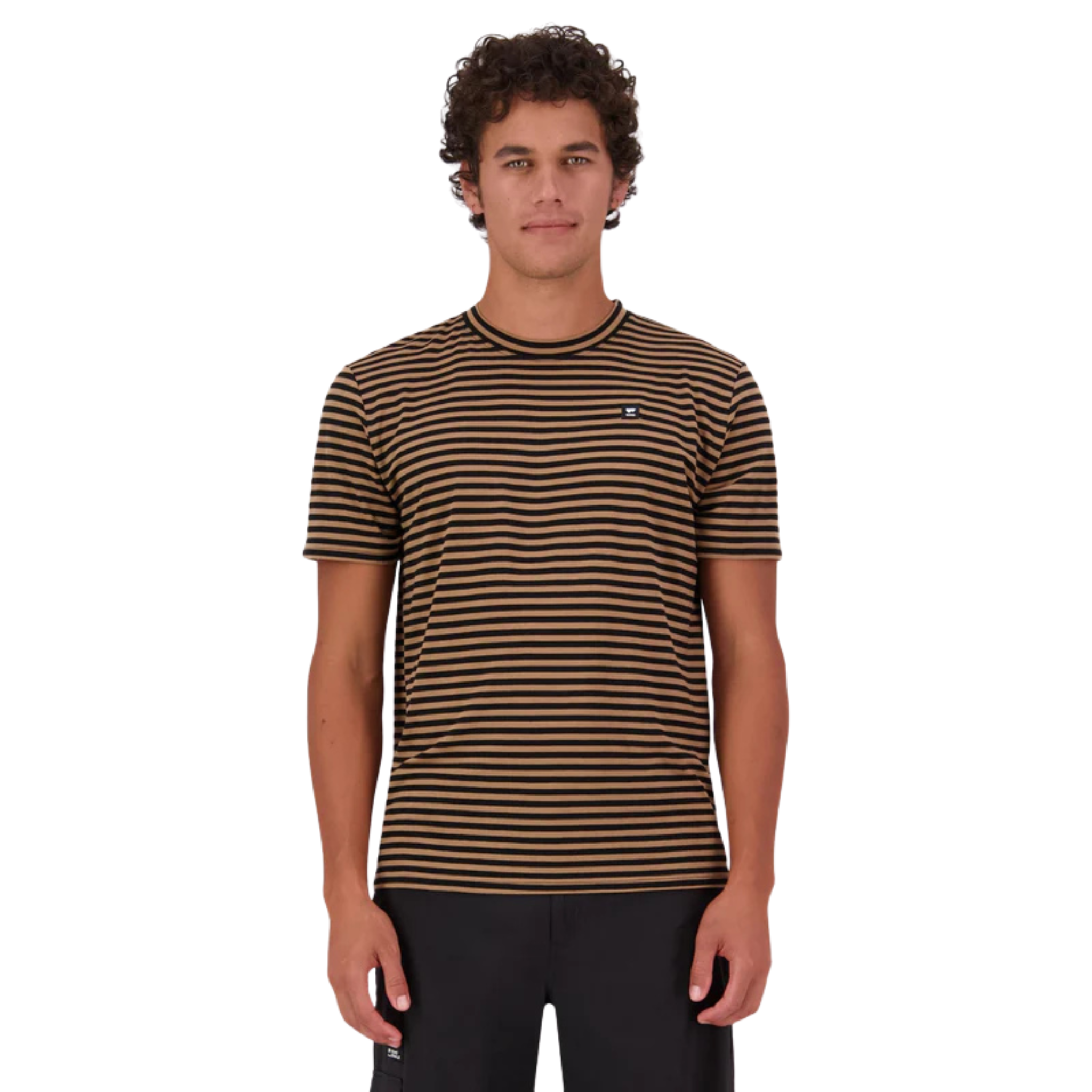 HAUT MÉRINO MANCHES COURTES MONS ROYALE HOMME ICON RAYÉ 100874 MAHEU GO SPORT DEVANT MANNEQUIN