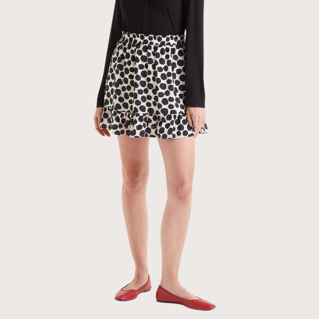 JUPE À VOLANTS FEMME TERRAZO 11020 COMPANIA FANTASTICA MAHEU GO SPORT DEVANT MANNEQUIN