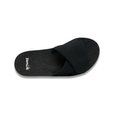SANDALES SANUK FEMME YOGA ORIGAMI NOIR 1174352 MAHEU GO SPORT DESSUS