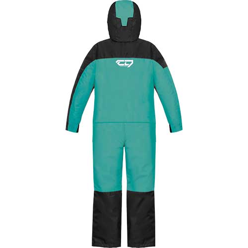 ENSEMBLE MOTONEIGE 1 PIÈCE JUNIOR, BLAST AQUA (8 À 14 ANS)