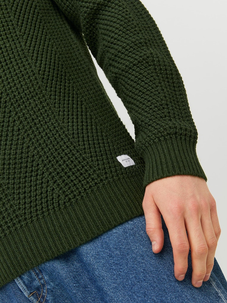 TRICOT HOMME STANDFORD VERT JACK AND JONES