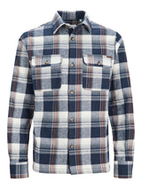 CHEMISE FLANNEL MARINE HOMME JACK & JONES