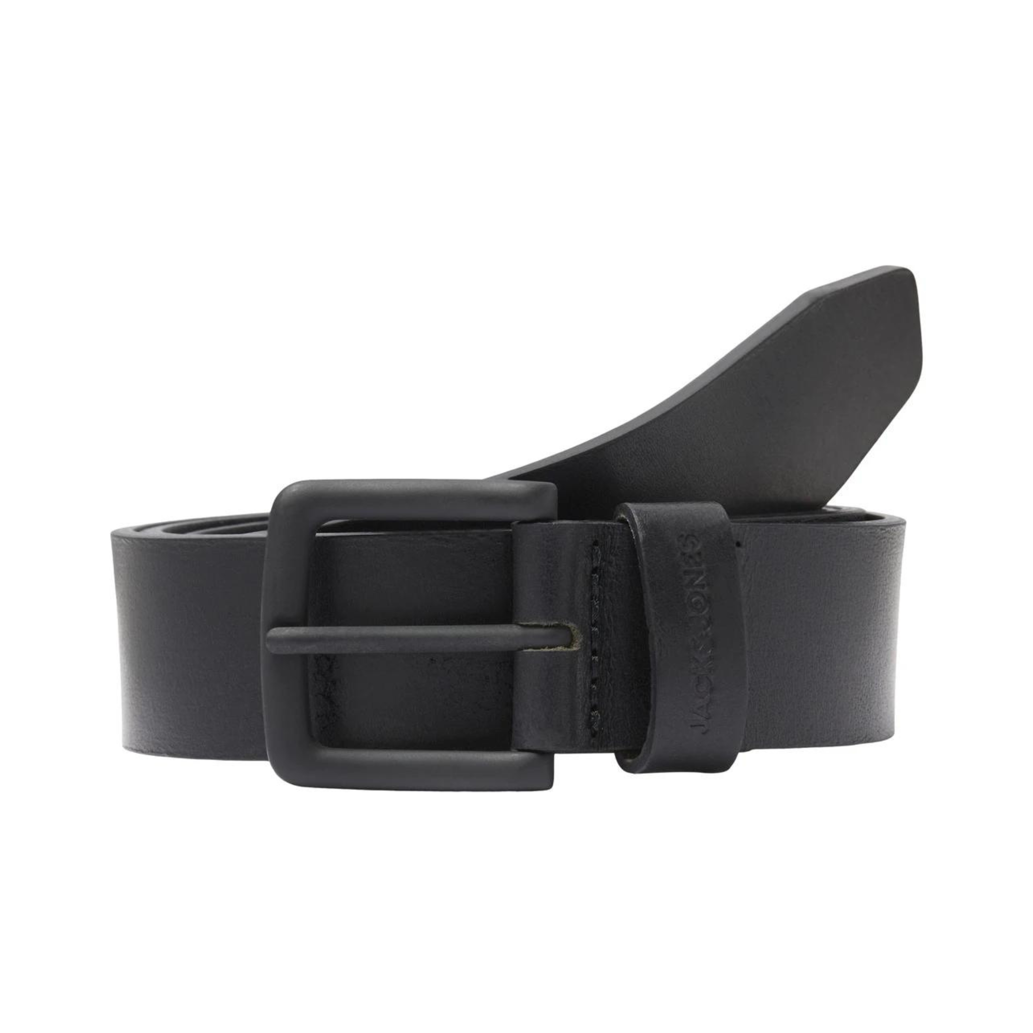 CEINTURE EN CUIR HOMME NOIR 12242687 JACK & JONES MAHEU GO SPORT