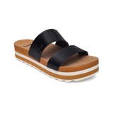 SANDALES PLATE-FORME SANUK FEMME ALT-ITUDE NOIR 1234571 MAHEU GO SPORT ANGLE DEVANT