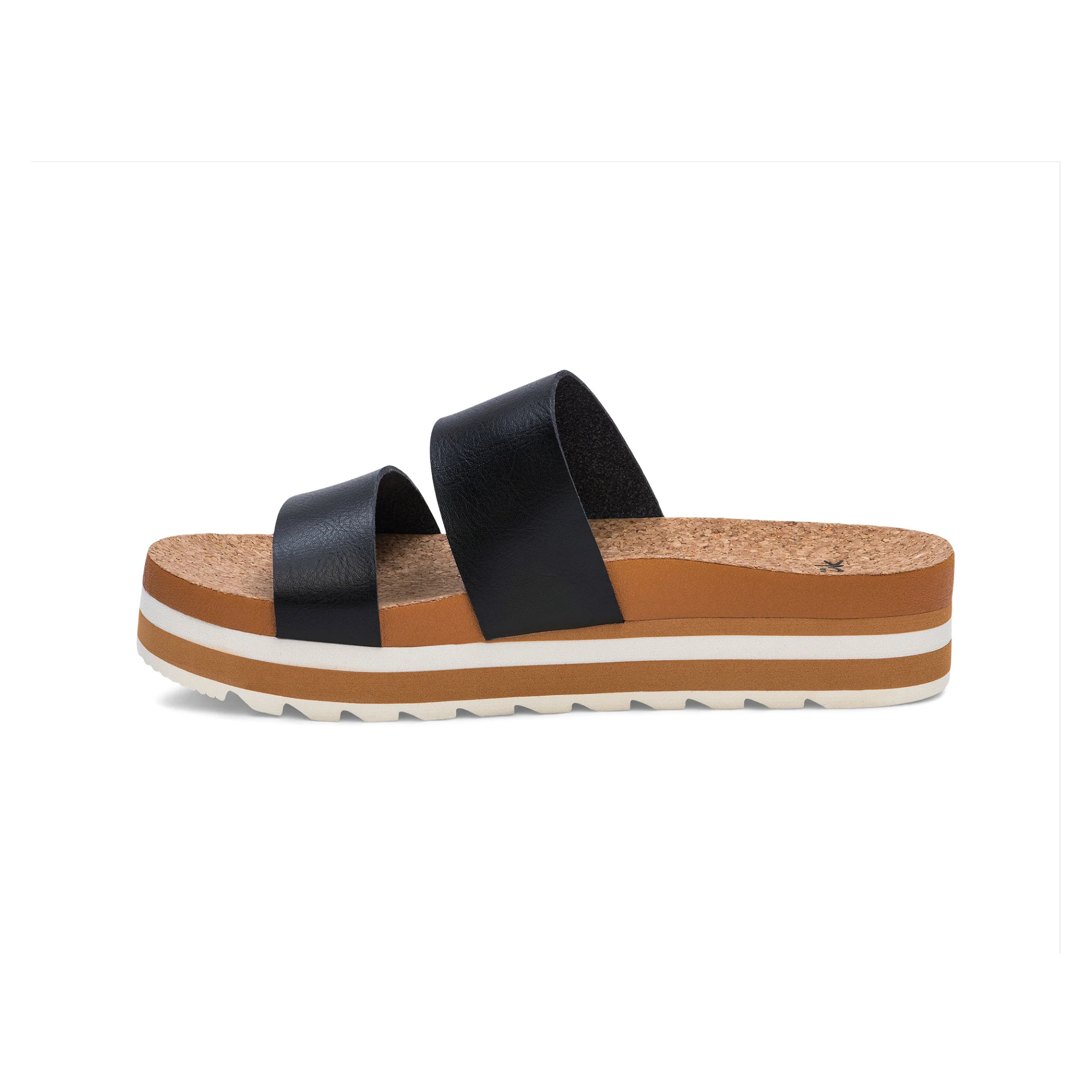 SANDALES PLATE-FORME SANUK FEMME ALT-ITUDE NOIR 1234571 MAHEU GO SPORT CÔTÉ INTÉRIEUR