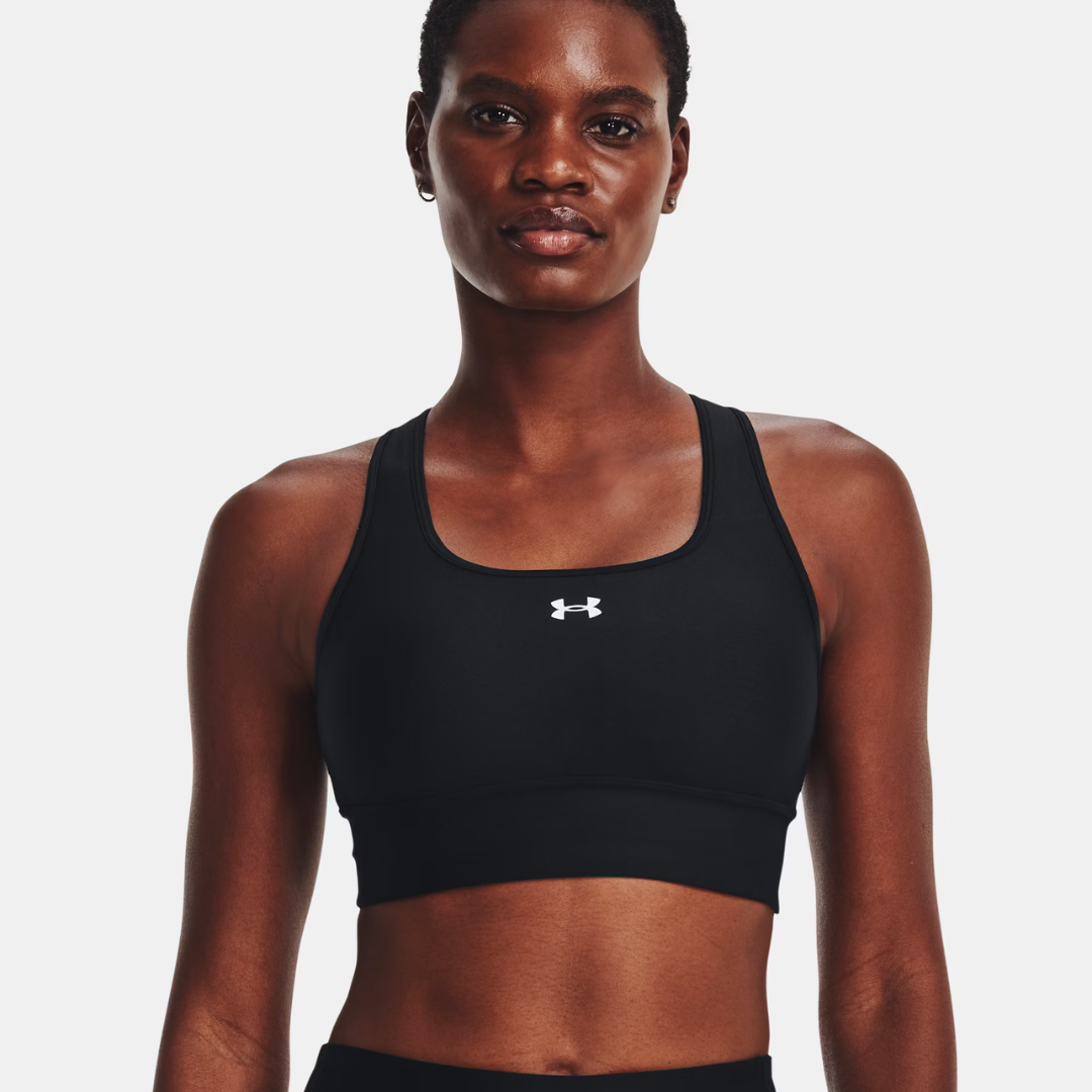 SOUTIEN-GORGE SPORT FEMME UA LONGLINE NOIR 1377916 001 UNDER ARMOUR MAHEU GO SPORT DEVANT MANNEQUIN