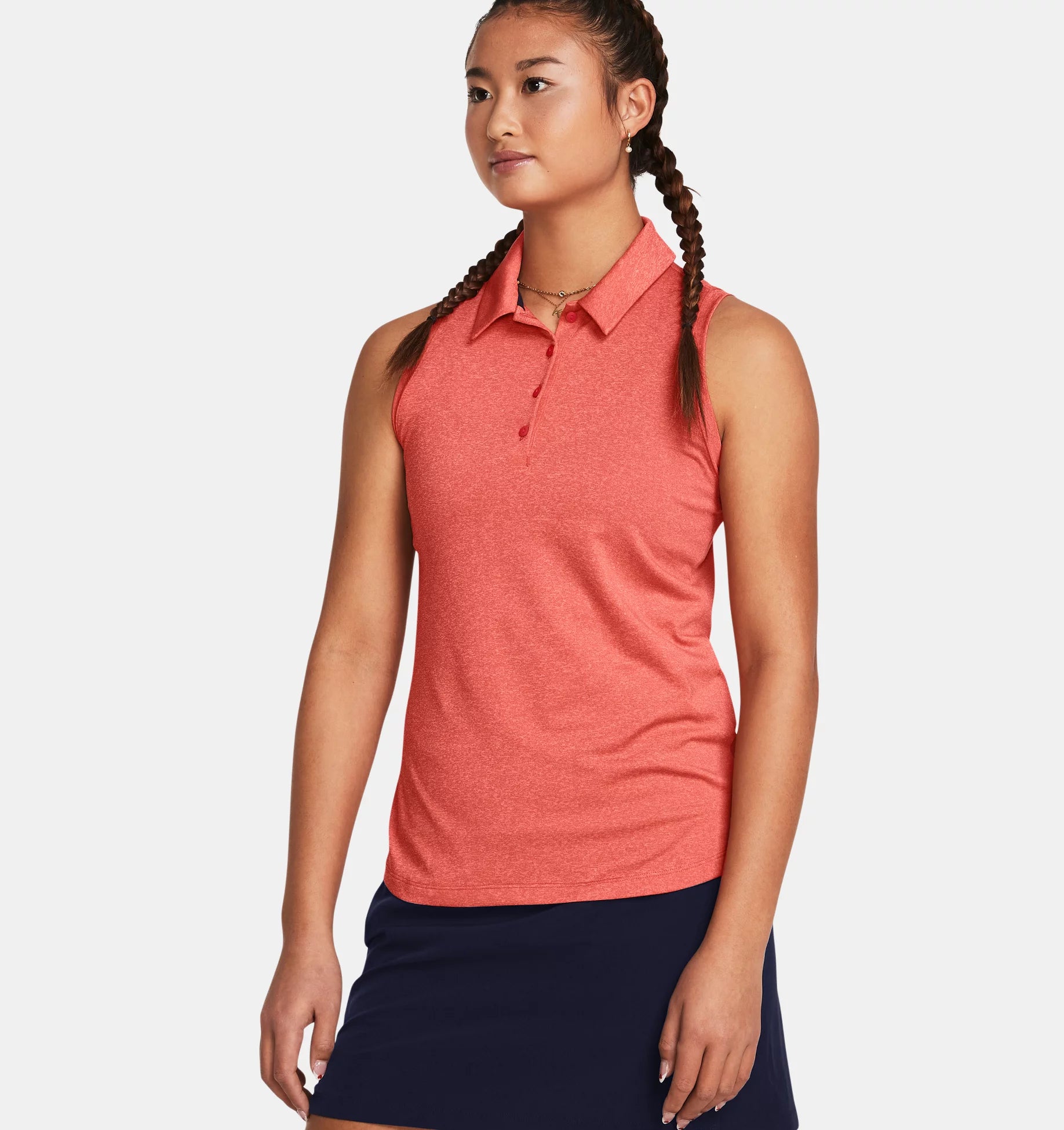 1383613-814-PLAYOFF-POLO-SANS-MANCHE-FEMME-UNDER-ARMOUR-MAHEU-GO-SPORT-ROUGE-DEVANT