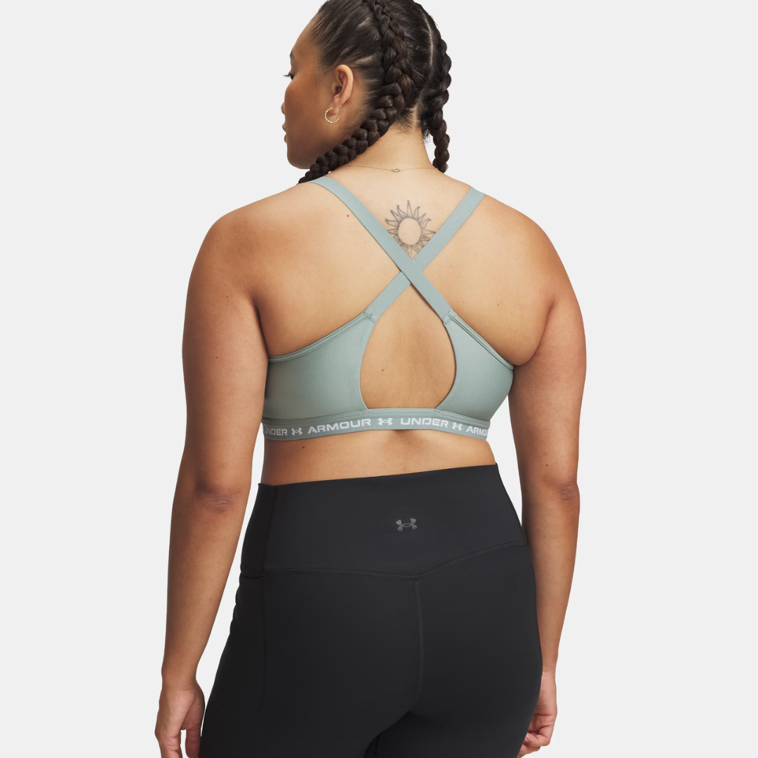 SOUTIEN-GORGE SPORT FEMME, UA CROSSBACK LOW VERT - Maheu Go Sport