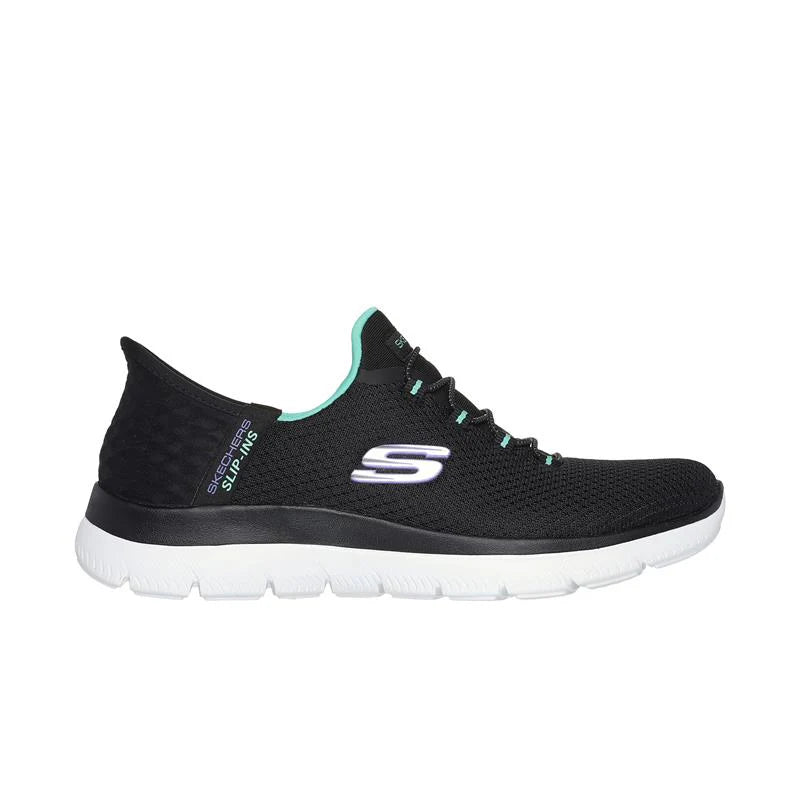 CHAUSSURE FEMME SUMMITS DIAMOND DREAM SLIP-INS NOIR 150123 SKECHERS MAHEU GO SPORT COTE