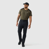 PANTALON RANDONNÉE CHLOROPHYLLE HOMME TREK NOIR 17772 MAHEU GO SPORT MANNEQUIN PLEIN PIED DEVANT