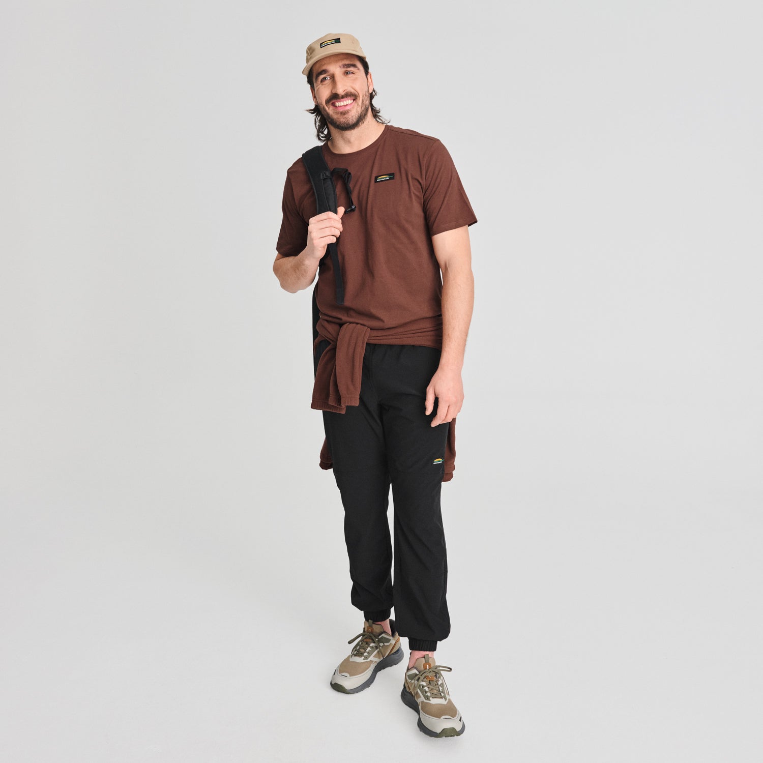 PANTALON JOGGER CHLOROPHYLLE HOMME DURANGO NOIR 17763 MAHEU GO SPORT DEVANT PLEIN PIED