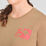 T-SHIRT MANCHES COURTES FEMME, GÉO LATTÉ