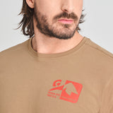 T-SHIRT MANCHES COURTES CHLOROPHYLLE HOMME GÉO LATTÉ 18712 MAHEU GO SPORT DÉTAIL GRAPHIQUE DEVANT
