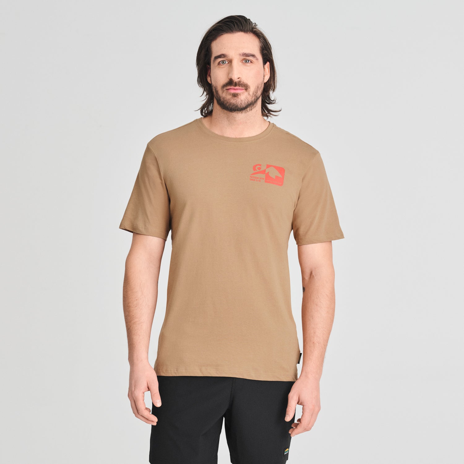 T-SHIRT MANCHES COURTES CHLOROPHYLLE HOMME GÉO LATTÉ 18712 MAHEU GO SPORT DEVANT