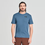 T-SHIRT MANCHES COURTES CHLOROPHYLLE HOMME VALLÉE LUNE BLEUE 18713 MAHEU GO SPORT DEVANT