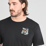 T-SHIRT MANCHES COURTES HOMME, PARC NATIONAL NOIR