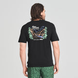T-SHIRT MANCHES COURTES CHLOROPHYLLE HOMME PARC NATIONAL NOIR 18714 MAHEU GO SPORT DOS