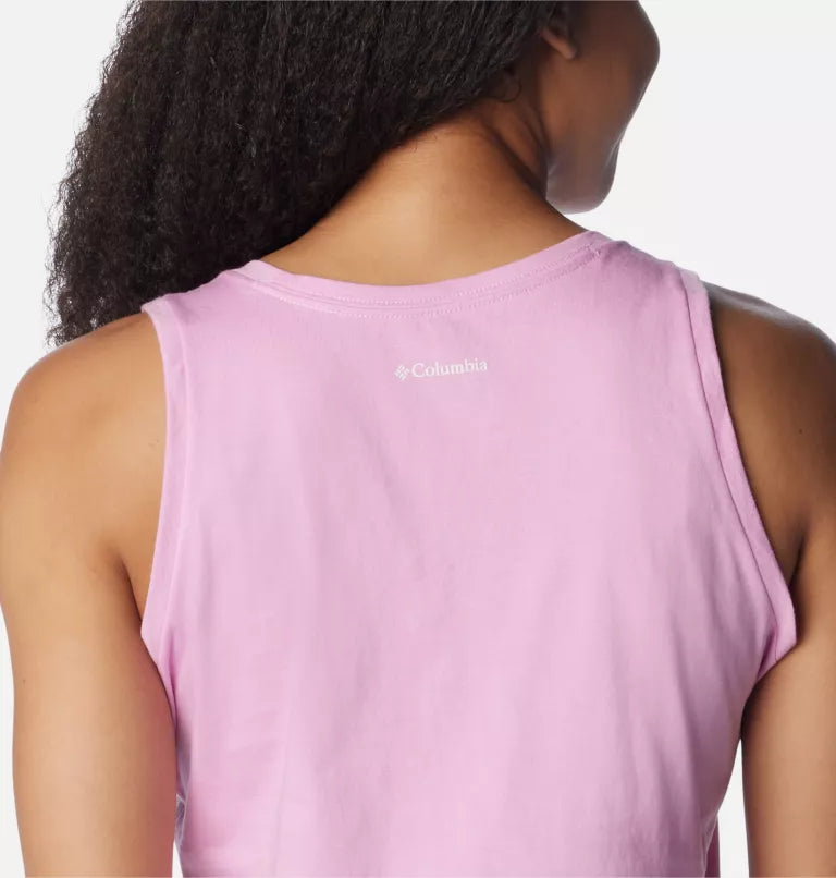 CAMISOLE FEMME BLUFF MESA COSMOS 1885911 COLUMBIA MAHEU GO SPORT DOS DETAIL LOGO