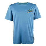 T-SHIRT POUR ENFANT, MONTAGNE LUNE BLEUE