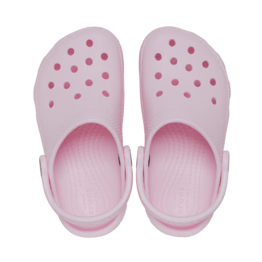 SANDALE ENFANTS JUNIOR CROCS SABOTS CLASSIQUE ROSE PÂLE 11 À 6 206991 6ZW MAHEU GO SPORT PAIRE DESSUS