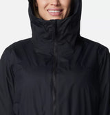 MANTEAU DE PLUIE DOUBLÉ FEMME SWEET CREEK NOIR 2071571 COLUMBIA MAHEU GO SPORT DEVANT COL