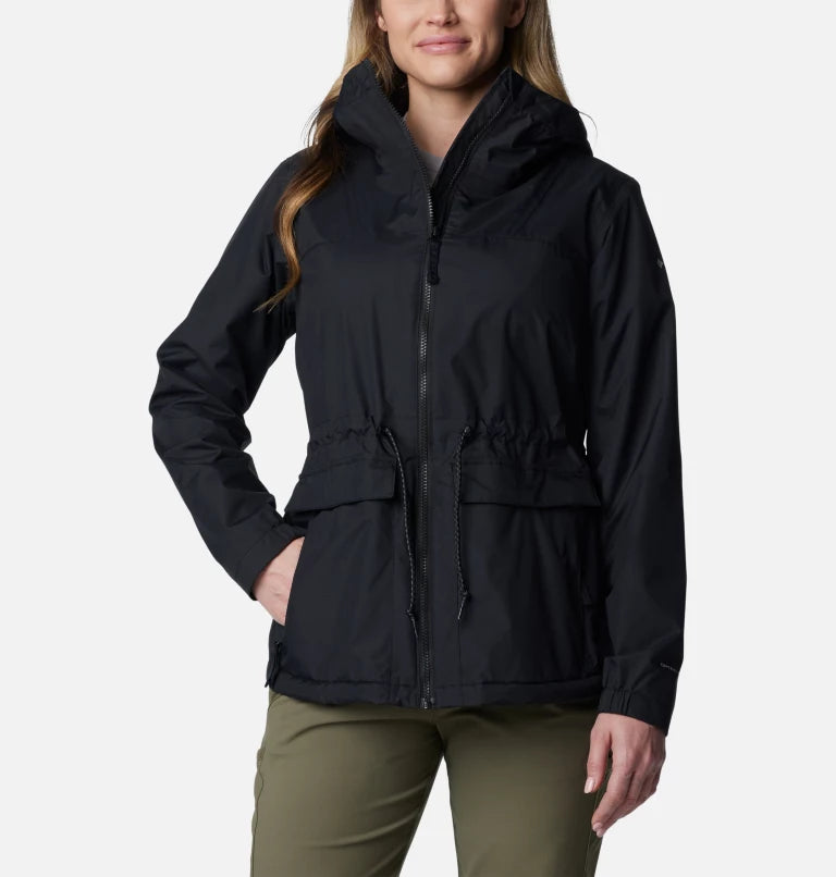 MANTEAU DE PLUIE DOUBLÉ FEMME SWEET CREEK NOIR 2071571 COLUMBIA MAHEU GO SPORT DEVANT