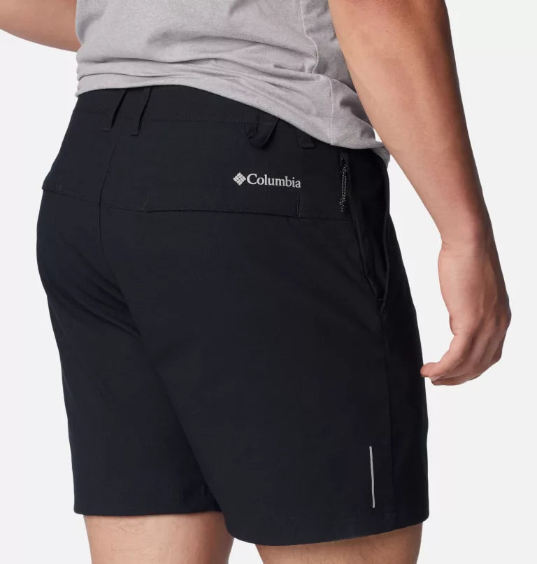 SHORT POUR HOMME, BLACK MESA NOIR 2072301 COLUMBIA MAHEU GO SPORT POCHES DOS