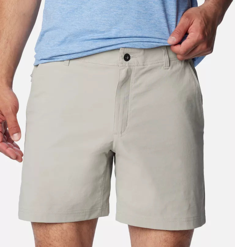 SHORT HOMME BLACK MESA FLINT GREY 2072301 COLUMBIA MAHEU GO SPORT DEVANT