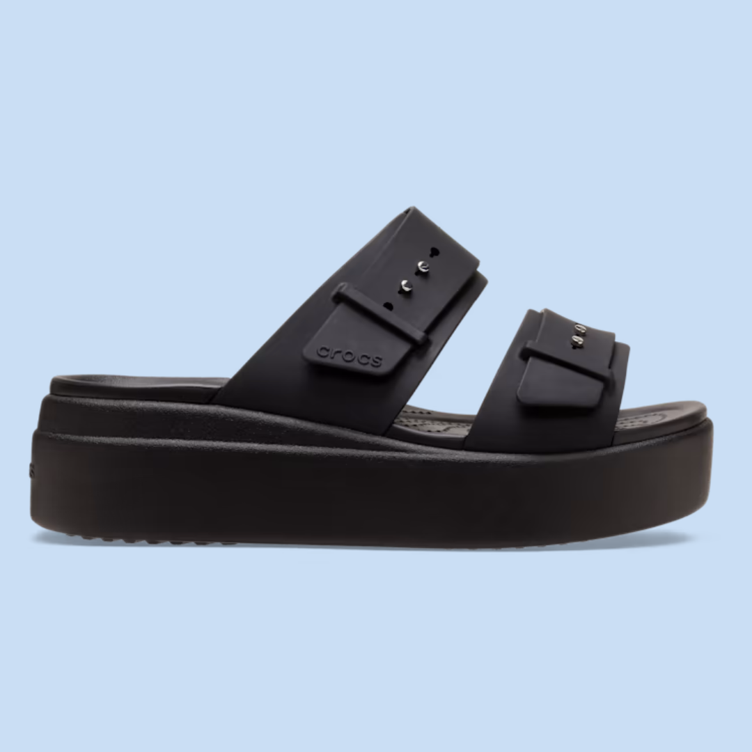 SANDALE FEMME BROOKLYN BUCKLE NOIR 207431 001 CROCS MAHEU GO SPORT CÔTÉ