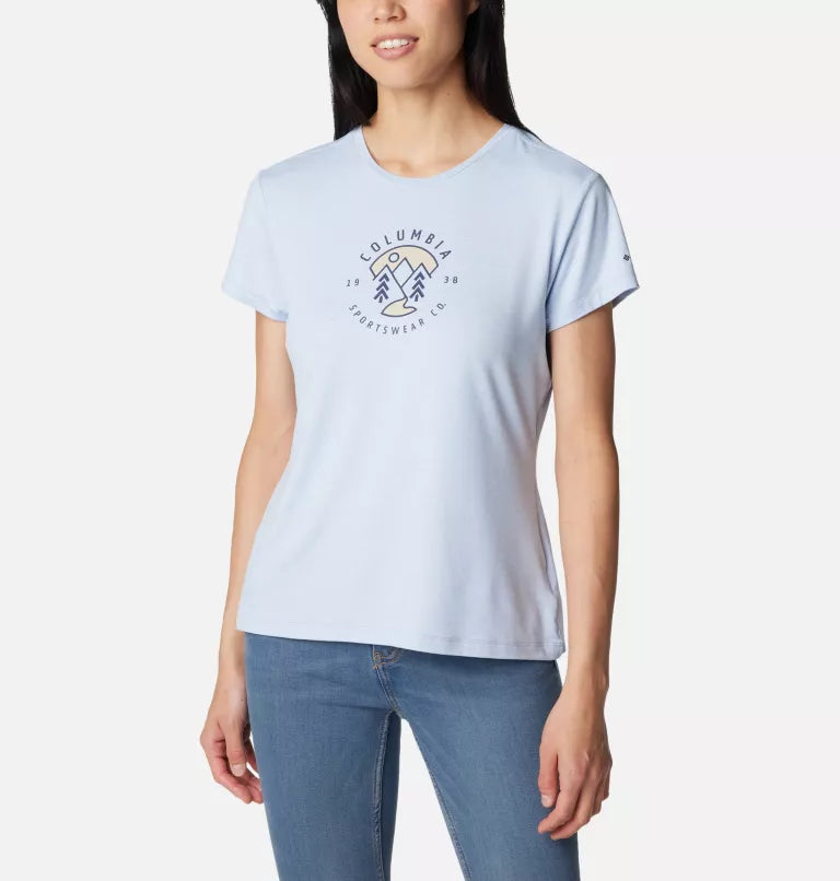 T-SHIRT POUR FEMME, SLOAN RIDGE WHISPER HEATHER