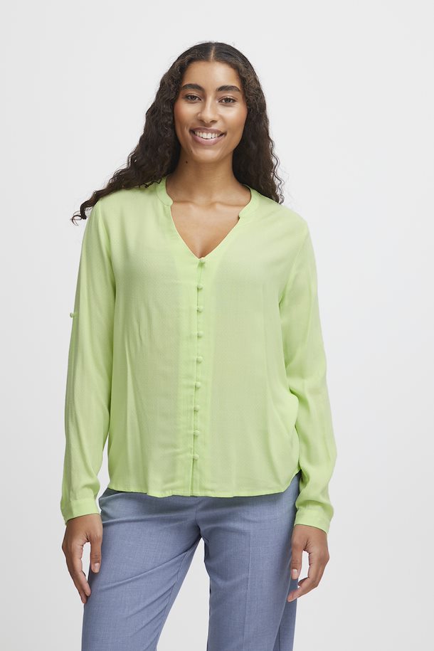 BLOUSE B.YOUNG POUR FEMME, HABINE LIME