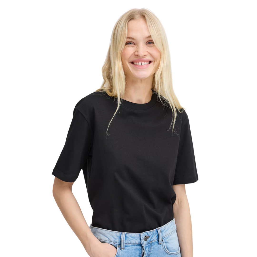 T-SHIRT MANCHES COURTES FEMME TROLLO NOIR 20814444 B YOUNG MAHEU GO SPORT DEVANT MANNEQUIN