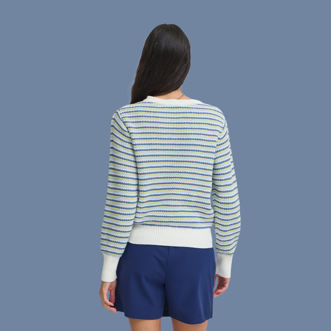 TRICOT FEMME MAGIO LEMON GRASS MIX 20816633 B YOUNG MAHEU GO SPORT DOS MANNEQUIN