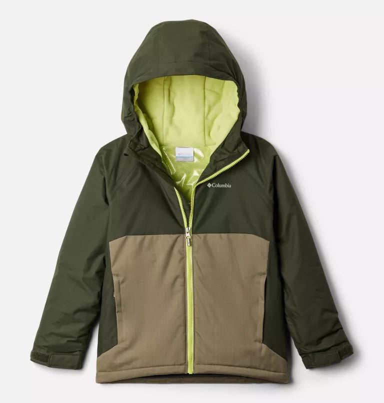 MANTEAU HIVER GARÇON ALPINE ACTION VERT 2089631 397 COLUMBIA MAHEU GO SPORT DEVANT