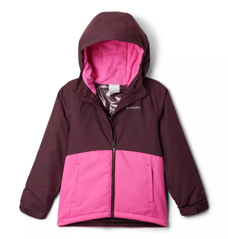 MANTEAU HIVER FILLE ALPINE ACTION ROSE 2089651 695 COLUMBIA MAHEU GO SPORT DEVANT