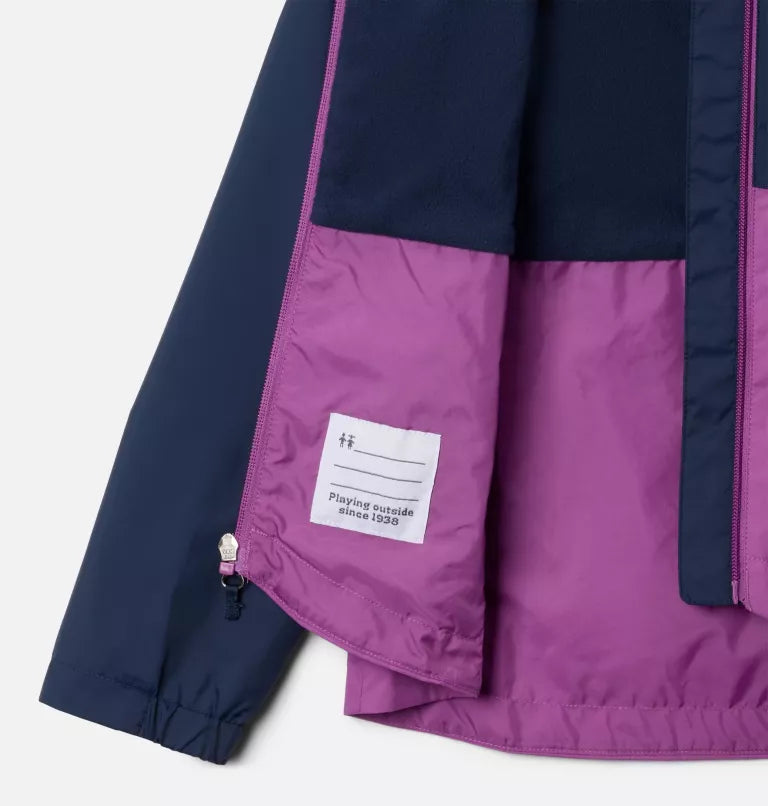 MANTEAU MI-SAISON FILLE, RAIN-ZILLA II MARINE - Maheu Go Sport