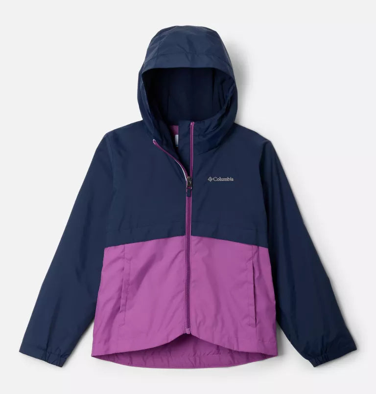 MANTEAU MI-SAISON FILLE RAIN-ZILLA II MARINE 2090151 464 COLUMBIA MAHEU GO SPORT DEVANT