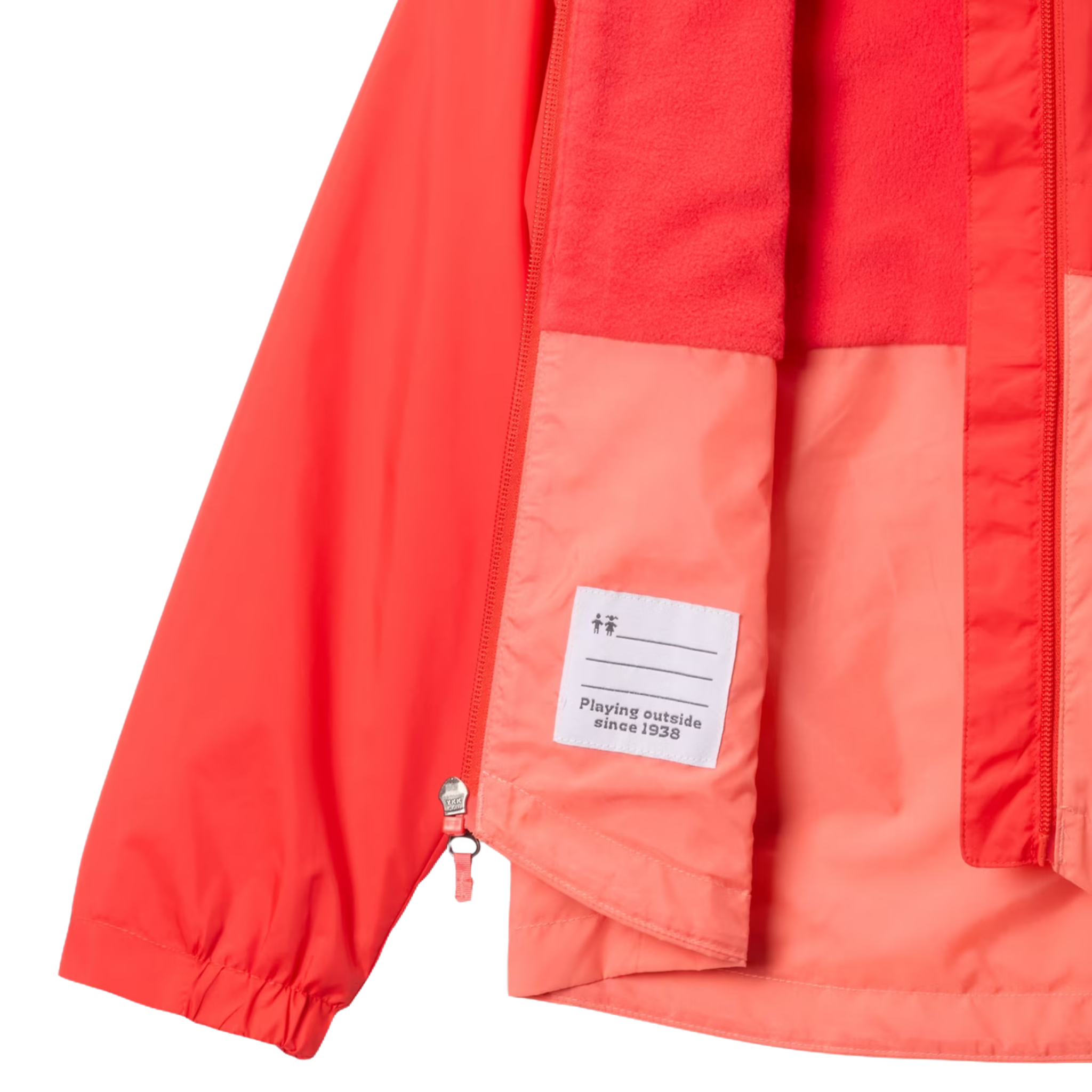 MANTEAU MI-SAISON FILLE, RAIN-ZILLA II POPPY RED