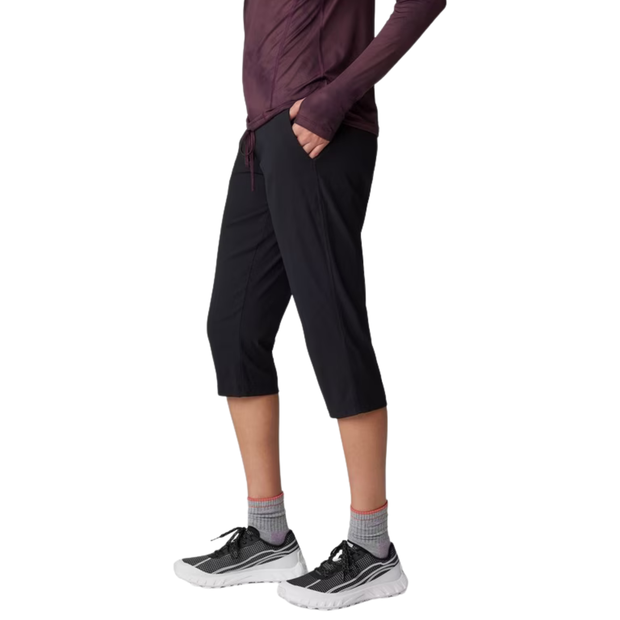 WOMEN'S CAPRI, DYNAMA BLACK