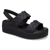 SANDALE POUR FEMME, BROOKLYN TISSÉ NOIR - Maheu Go Sport