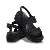 SANDALE POUR FEMME, BROOKLYN TISSÉ NOIR - Maheu Go Sport