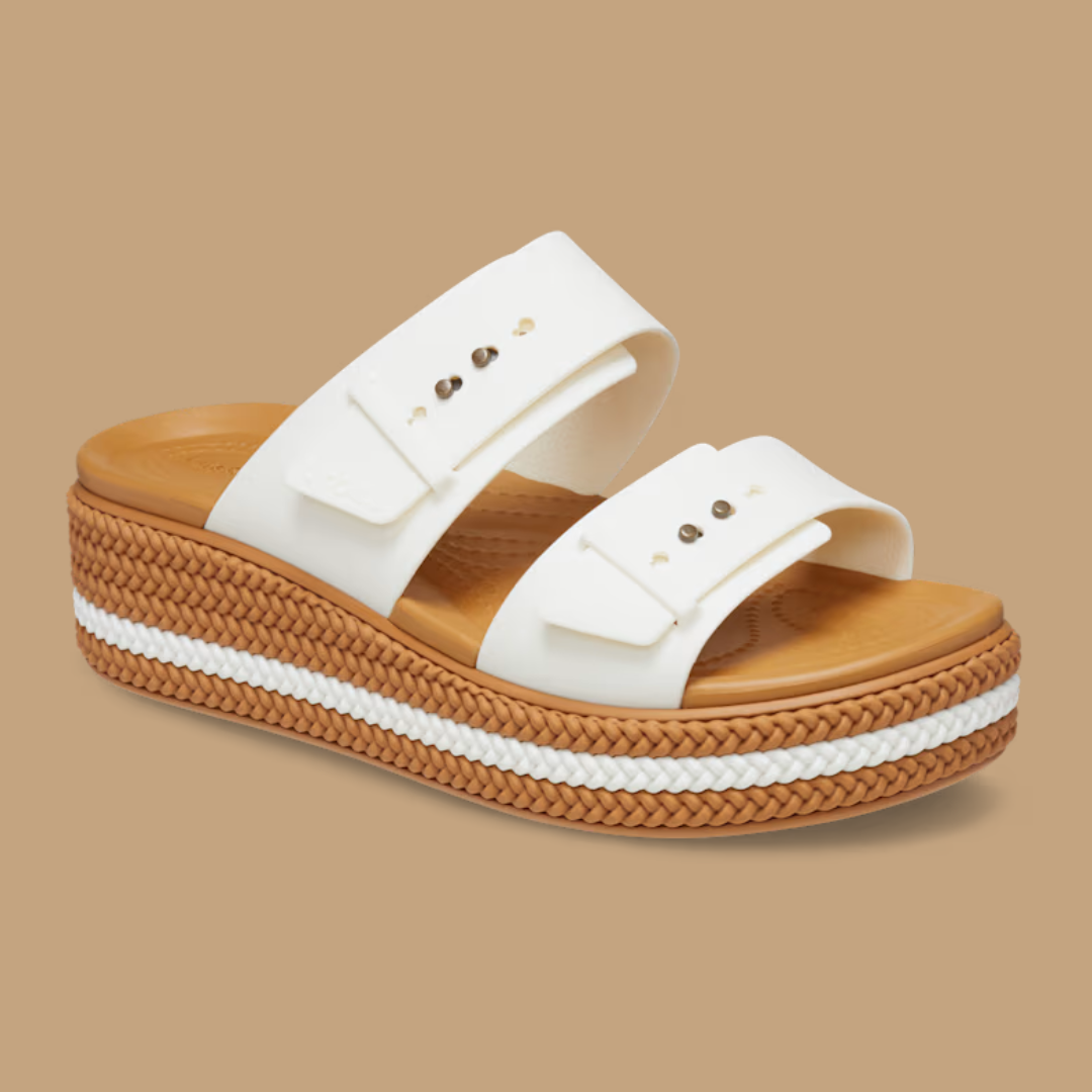 SANDALE POUR FEMME, BROOKLYN TISSÉ BLANC - Maheu Go Sport