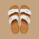 SANDALE FEMME BROOKLYN TISSÉ BLANC 209978 0WV CROCS MAHEU GO SPORT PAIRE DESSUS