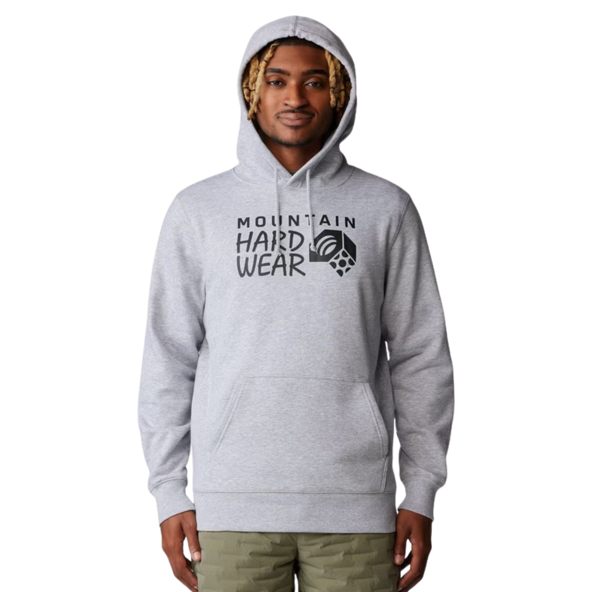 MEN'S HOODIE, MHW LOGO PO GREY